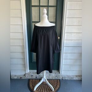 J. Jill NWT off the shoulder black dress size Small Petite